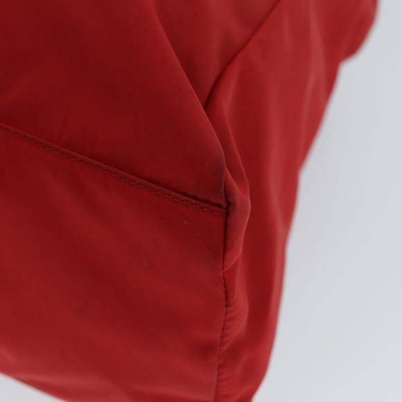 PRADA Hand Bag Nylon Red Auth ar11857 - Picture 9 of 16